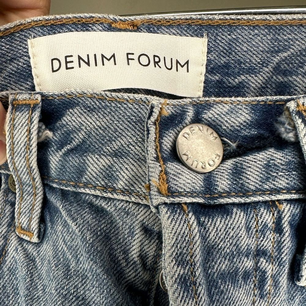 Aritzia Denim Forum The Joni High Rise Loose 26l Size 27 Straight Leg High Rise - Picture 4 of 9